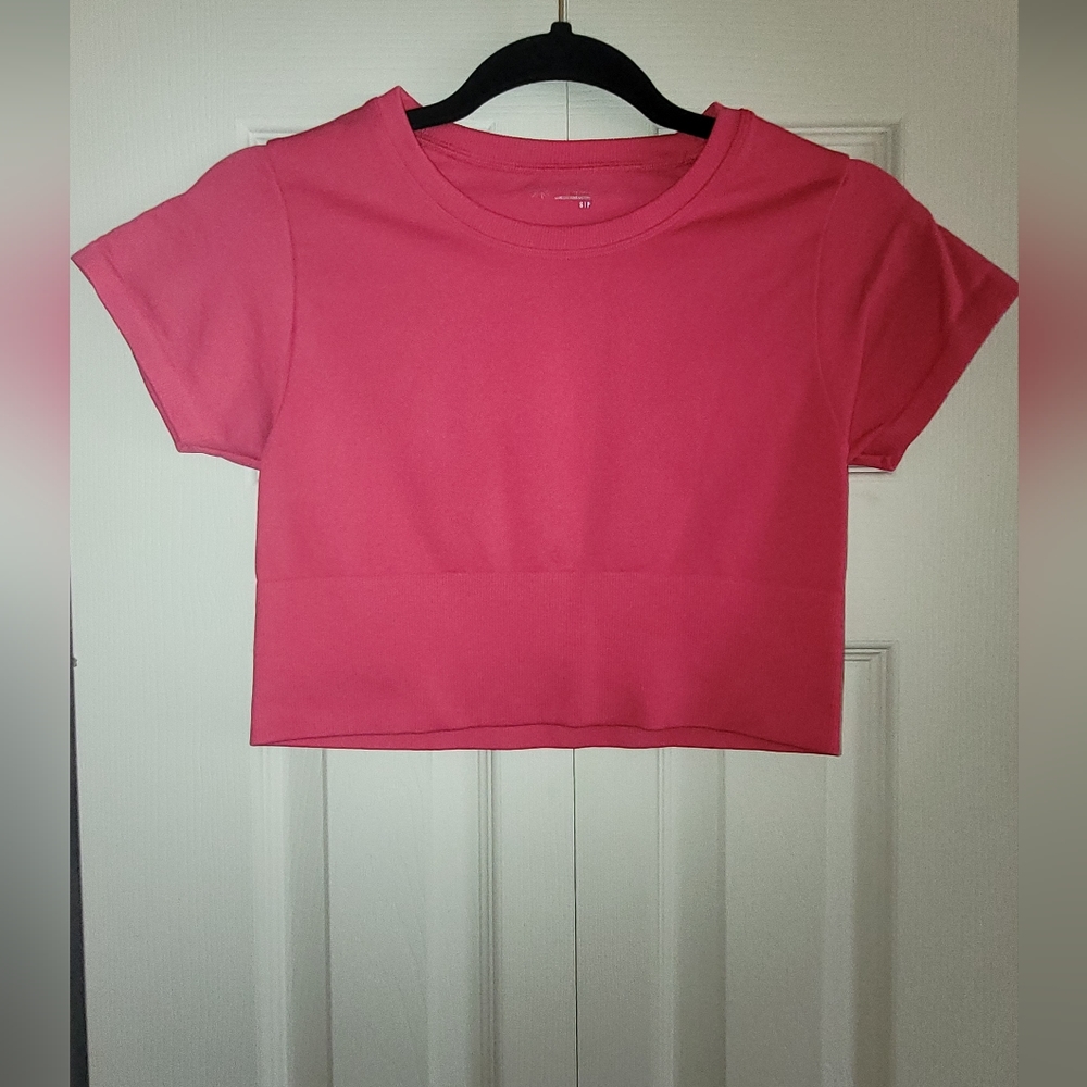Aerie cropped shirt size small